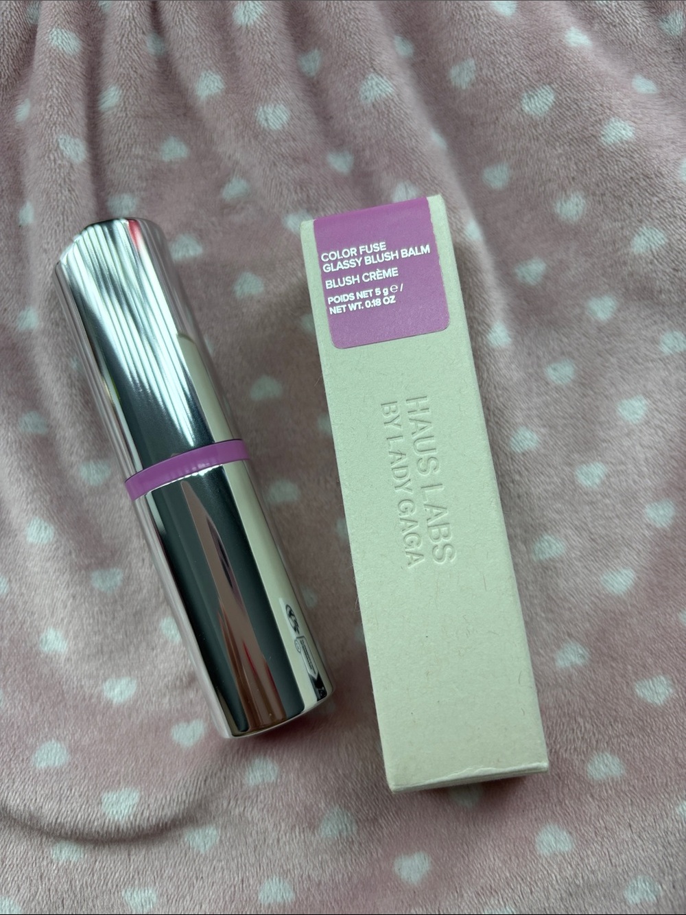 Haus Labs By Lady Gaga Color Fuse Glassy Blush Balm - Light Pink